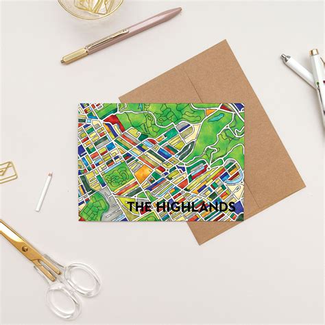 The Highlands (Louisville) Greeting Card — Terratorie Maps + Goods