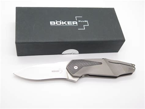 Boker Plus Federal Gustavo Cecchini Titanium CarbonFiber Framelock ...