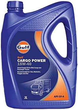 GULF Cargo Power 15W-40 Diesel Engine Oil 3 L for Passenger Vehicles ...