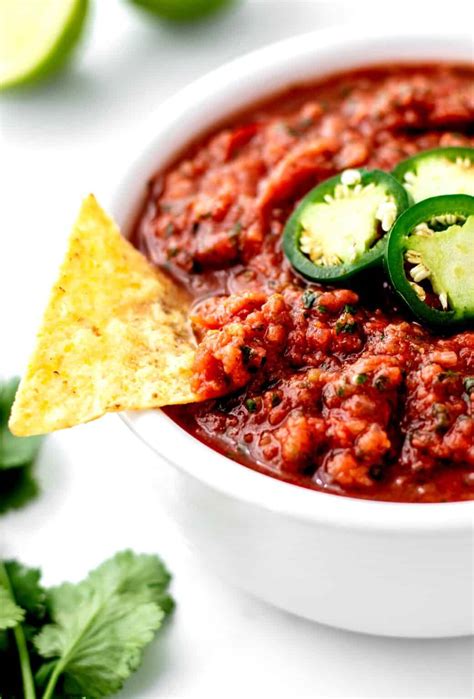 Homemade Roasted Jalapeno Salsa Recipe - Haute & Healthy Living