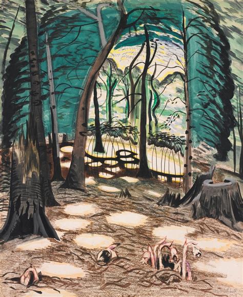 Charles Burchfield: The Bower (1917) watercolor | Painting, Landscape ...