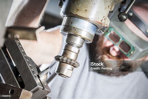 Image result for Person Using Milling Machine