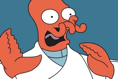 ASHD Wall Poster Futurama The Simpsons Zoidberg Dr John Zoidberg Paper ...