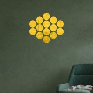 Bientot 10 cm 3D Acrylic Mirror Wallpaper and Wall Sticker Self ...