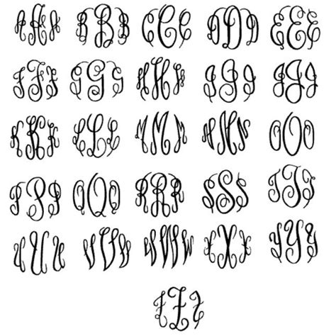 Image result for Fancy Script Monogram Font