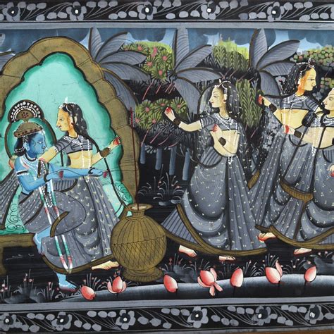 Buy the best-selling Lord Krishna Cloth Painting online | IndianShelf