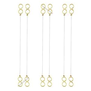 Oviya Gold Plated Invisible Transparent Heavy Earrings Supporter ...
