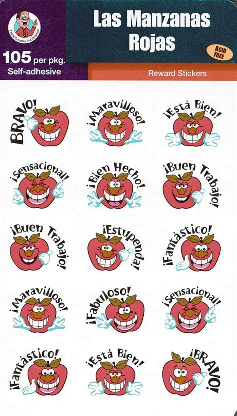 Buy Las Manzanas Rojas Stickers (Reward Stickers) Book Online at Low ...