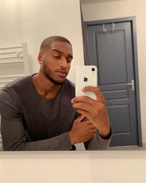 Black Man Selfie Bathroom