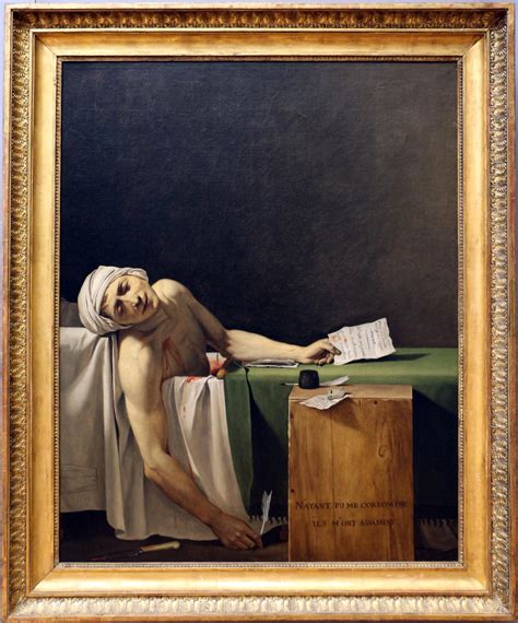 Mort De Marat Picasso Jacques Louis David Art Collection