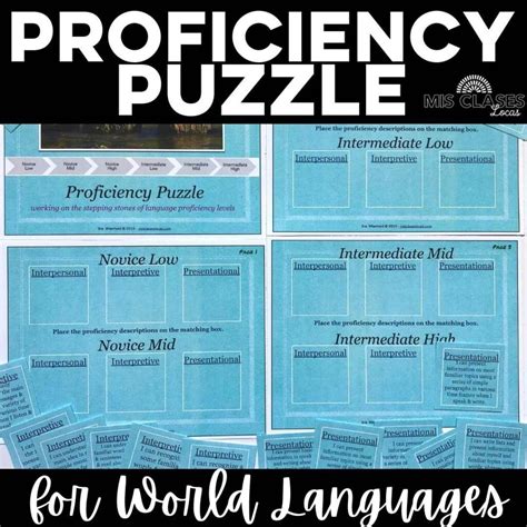 Proficiency Puzzle - Mis Clases Locas