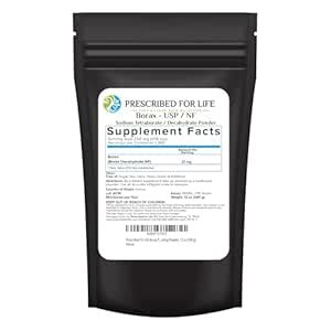Borax - Pure USP-NF Grade Sodium Borate 10 MOL Mineral Fine Powder 70 ...