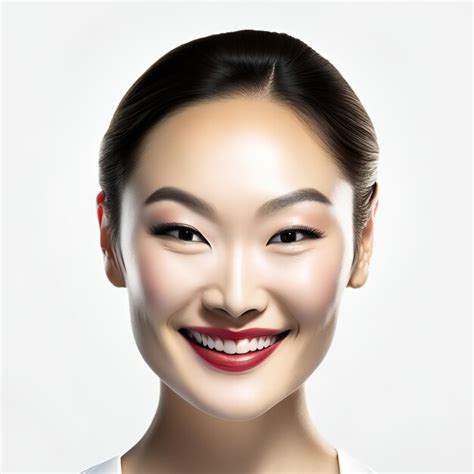Photo of young asiatic woman with perfect skin generative ai | Premium ...