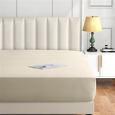 Amazon.com: IR Imperial Rooms Fitted Sheet King Size - Deep Pocket ...
