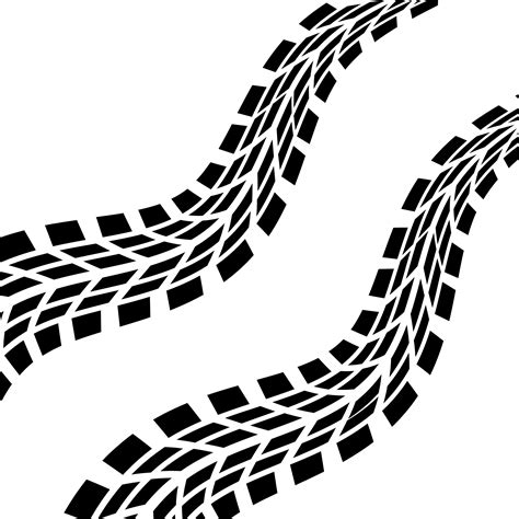 Truck Tire Tracks Clip Art