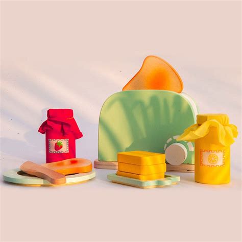 Buy 11 Piece Wooden Toaster Kitchen Set (3-7 Years) on Snooplay India