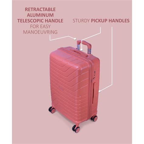 Tuscany Polypropylene Cabin Luggage Trolley Bag | ROMEING
