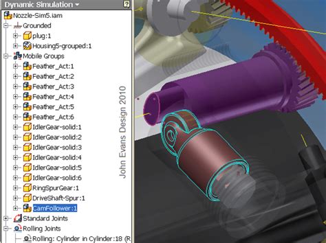 Image result for Inventor 2021 Dynamic Simulation