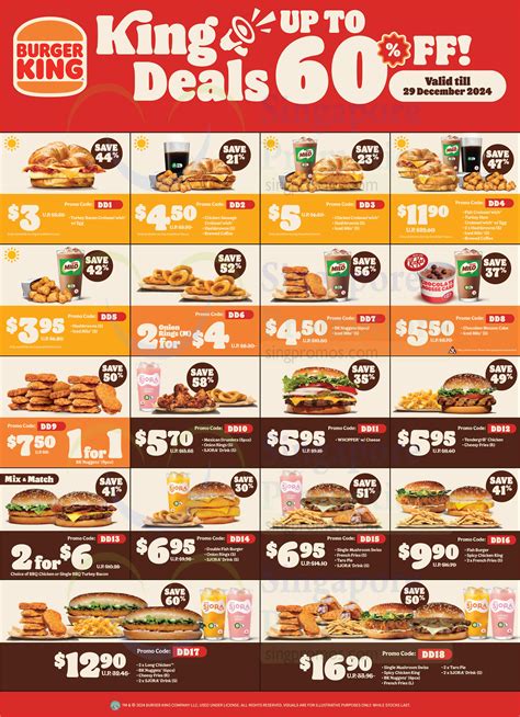 (EXPIRED) Burger King S’pore Releases 18 New E-Coupon Deals, Save Up to ...