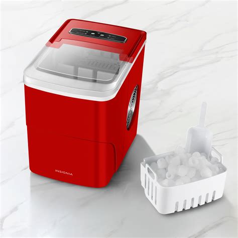Customer Reviews: Insignia™ Portable Ice Maker with Auto Shut-Off Red ...