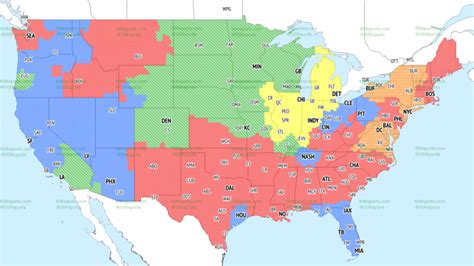 NFL Coverage Map Week 11: TV Schedule for FOX, CBS Broadcasts