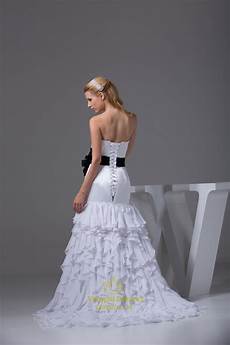 White Wedding Dress Black Sash by Ruffled Chiffon Wedding Dress White Wedding Dresses With White Wedding Dress Black Sash