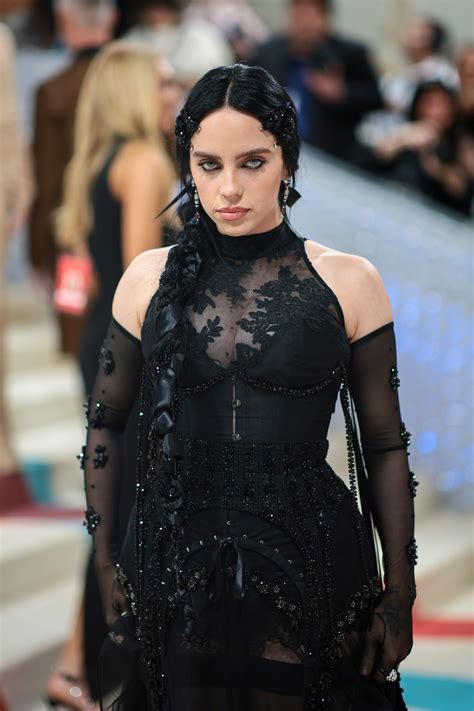 Billie Eilish Wore Black Lace Dress at the 2023 Met Gala