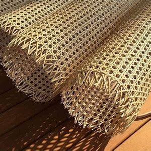 NATURAL CANE WEBBING premium hexagon mesh roll for DIY project / Decor ...