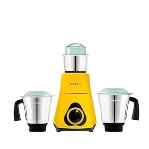 Buy CERANUJ Nandini 550-Watt Mixer Grinder with 3 Jars (Wet Jar, Dry ...