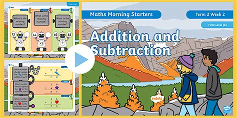 Maths Morning Starters First Level (b) Term 2 Week 2 PowerPoint
