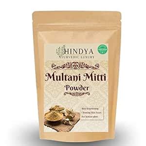 Hindya Ayurvedic Luxury Natural Multani Mitti Powder For Face, Skin And ...