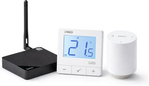 Engo E25 Starter Pack Smart Thermostat Zigbee Wireless Room Thermostat ...