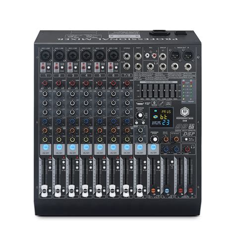 Buy INMixDX8 Professional DJ Audio Mixer 8 Channel with 99 DSP Effects ...