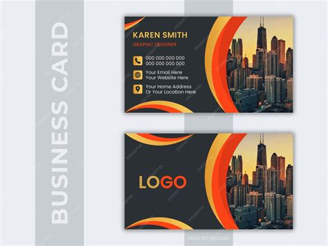 Unique Business Card Template 的图像结果
