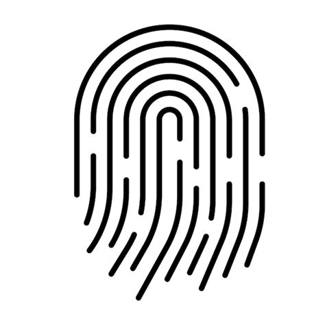 Fingerprint scan icon fingerprint lock secure security logo | Premium ...