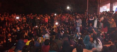 Sedition-accused Umar Khalid resurfaces on JNU campus