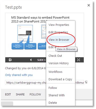 Image result for SharePoint Embed PowerPoint Slideshow
