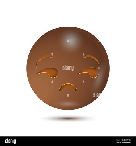 Dissatisfied, Meh, Unimpressed. funny yellow emoticon. emoji. 3D emoticon for web. for emoticon ...