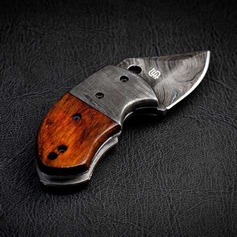 Lightoller Damascus Steel EDC Folding Knife - Forseti Knives - Touch of Modern