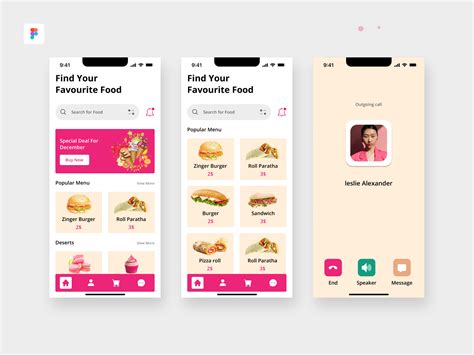 Free Food App Design | Figma