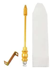 FieryFrost Golden Car Flag Rod with Bracket and Cover for All Car ...