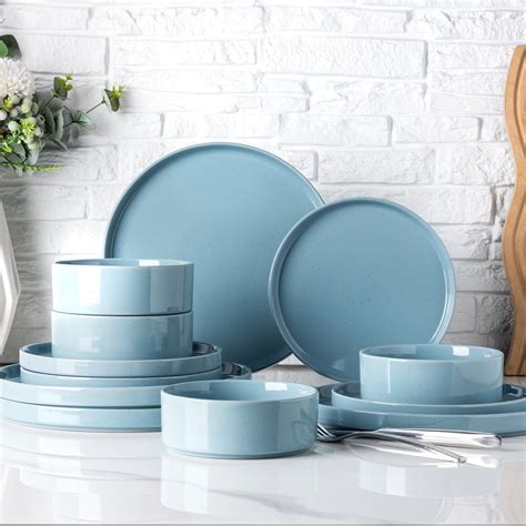 Amazon.com | GBHOME Ceramic Dinnerware Sets for 4, 12 Pieces Stoneware ...