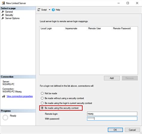 Image result for Linked Server Configuration SQL Server Oracle