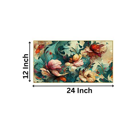 Vibrant Flowers on Canvas Wall Painting – Nestroots