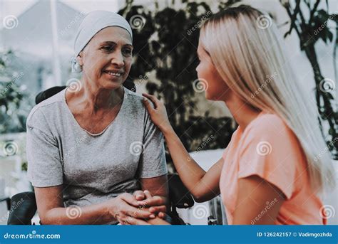 Recovering Woman. Remission. Cancer Patient . Stock Image - Image of cure, hospital: 126242157