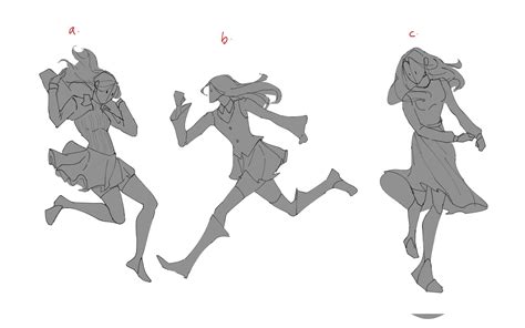 How To Draw Anime Running Pose