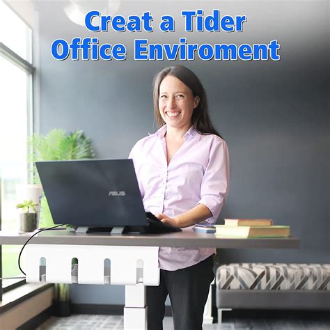 Buy Under Desk Cable Management Tray, No Drill, Steel Desk Cable ...