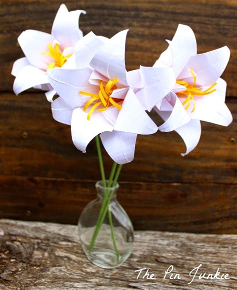 Origami Paper Lilies