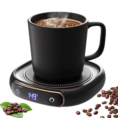 Lerat Coffee Mug Warmer & Mug Set for Desk, Electric Coffee Cup Warmer with Auto Shut Off, 3 ...
