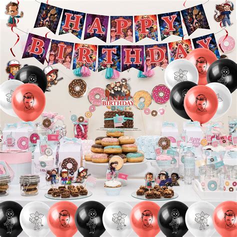 Birthday Party Decorations for Stranger Things,Bundle of 39 Stranger ...